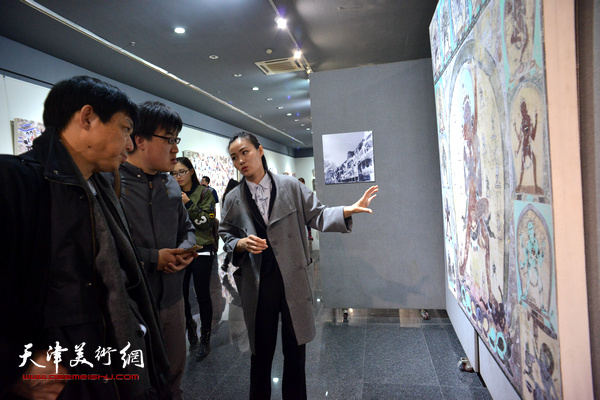 敦煌壁画艺术精品高校公益巡展-天津城建大学站