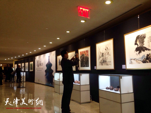 “中国艺术大师邀请展”展览现场。