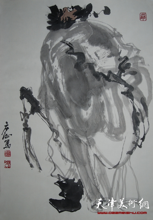 庄征作品《钟馗问天》