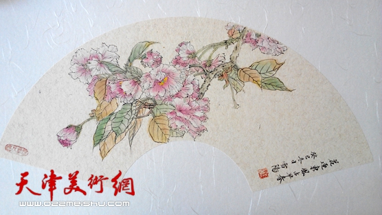 庄雪阳作品《花逐东风占早春》