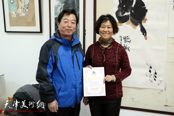 天津青基会书画院成立二周年