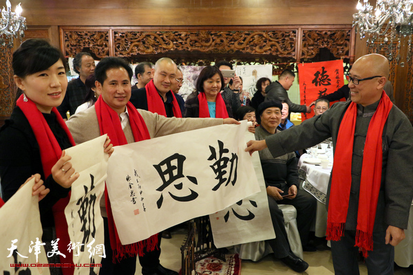 书法家张金忠收徒仪式