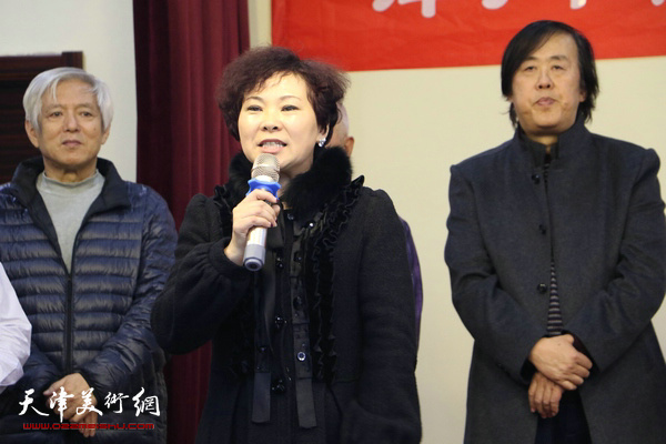 津门书画名家文化下乡进蔡台