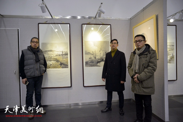 何宁、唐睿、杜小龙三人水墨展