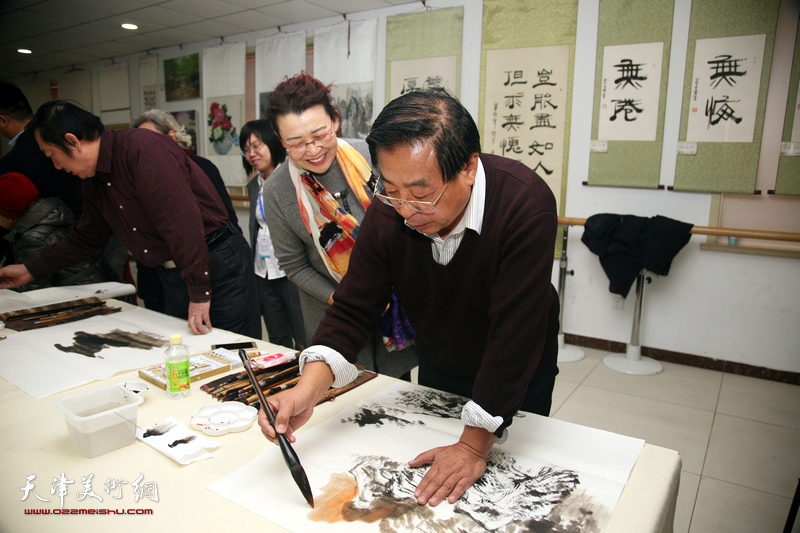 天津美协“美术进万家”活动