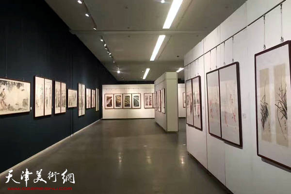 津门画语—书画名家四条屏展