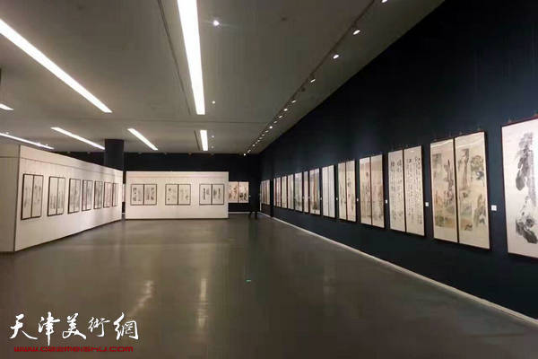 津门画语—书画名家四条屏展