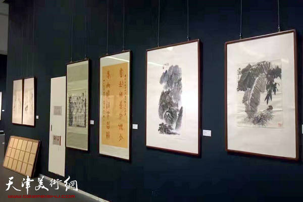 津门画语—书画名家四条屏展