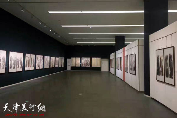 津门画语—书画名家四条屏展