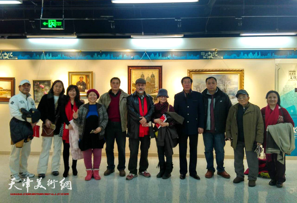 2017河西区迎新春油画作品联展在河西区文化馆四楼美术馆开幕