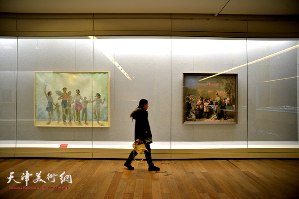 “百年流变——天津近现代美术发展历程展”在天津美术馆展出。
