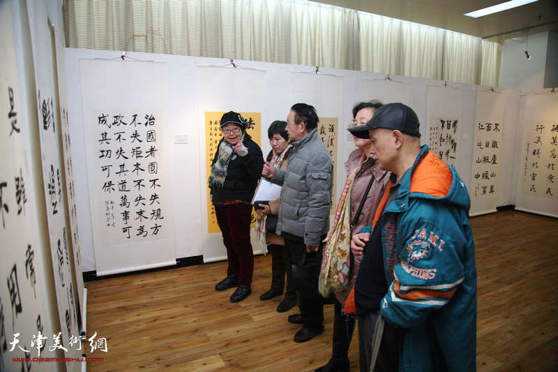 天津市书法家“结对子、种文化”书法作品汇报展