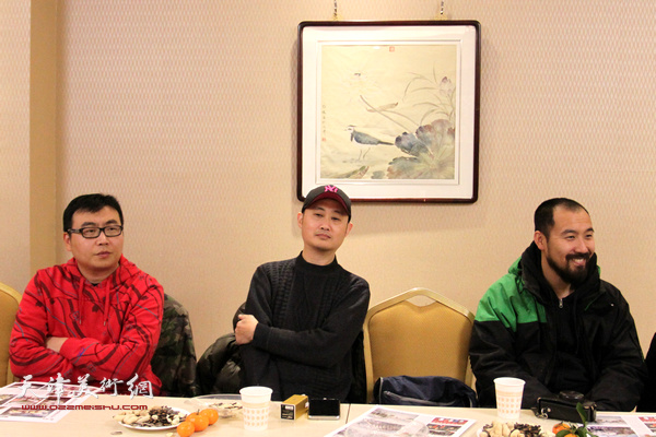 左起：程晟、张林、傅儒牛 