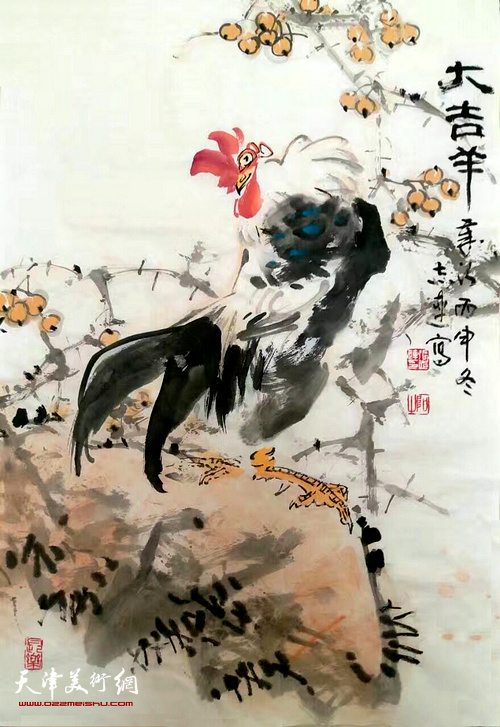 张志连老师得心应手的孙氏画风