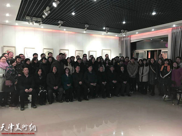 第三届“庭前春早-贾广健师生中国画作品展”2月11日在贾广健艺术馆开幕。