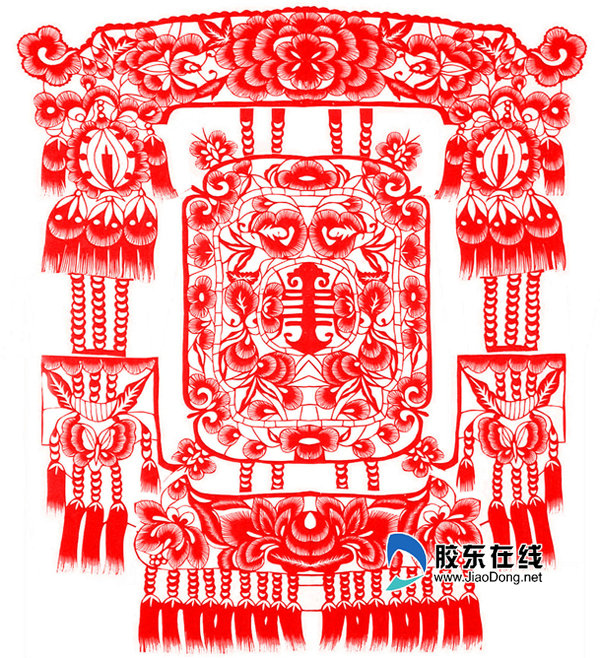 剪纸作品。（图片来源于胶东在线）
