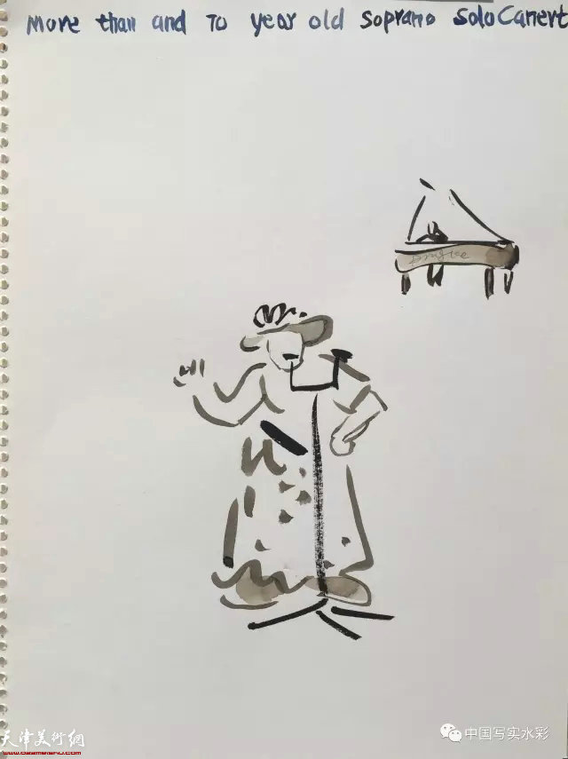 董克诚作品：张曼女士独唱音乐会速写