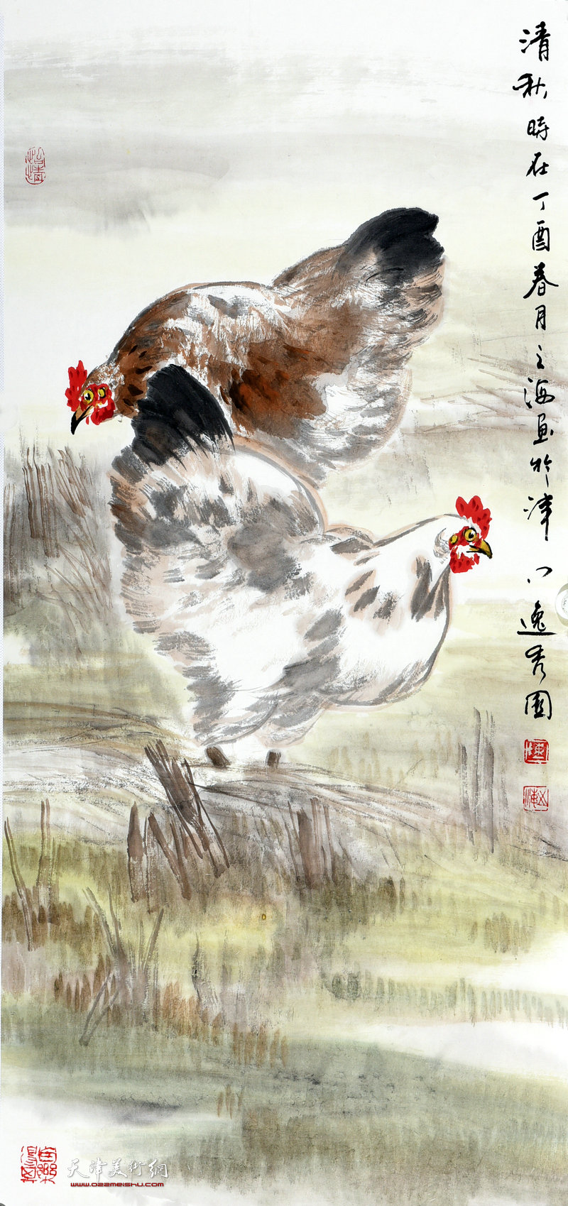 天津著名画家陈之海作品