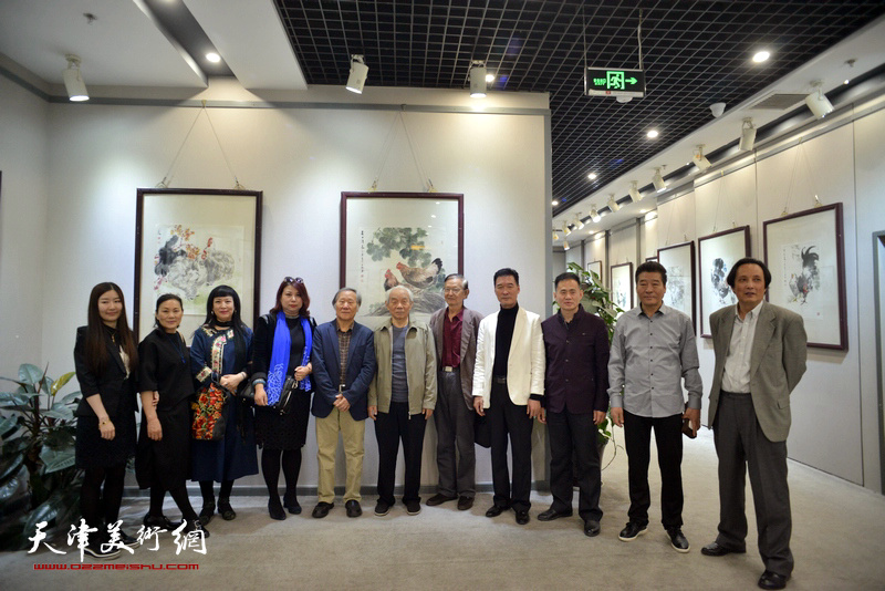 陈之海中国画作品展在天津图书大厦开展