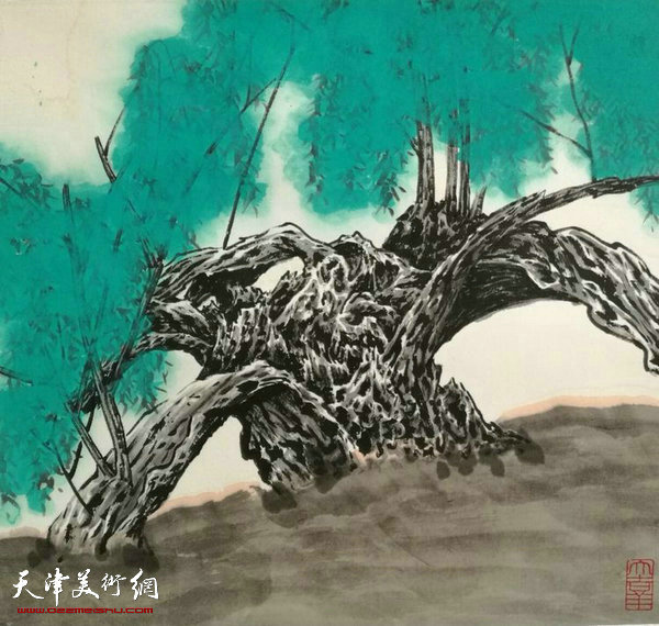 著名画家柴博森国画作品