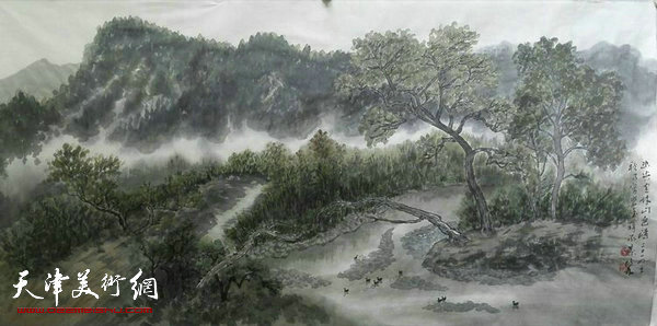 著名画家柴博森国画作品