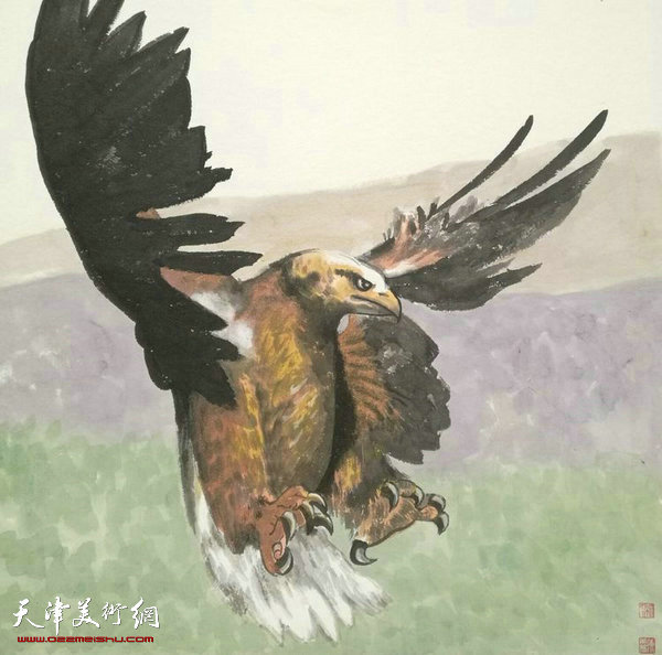 著名画家柴博森国画作品