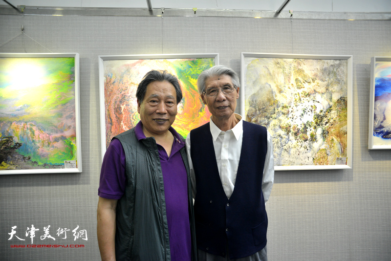 贺建国霍然泼彩艺术展