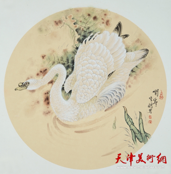 潘晓鸥作品《问春》