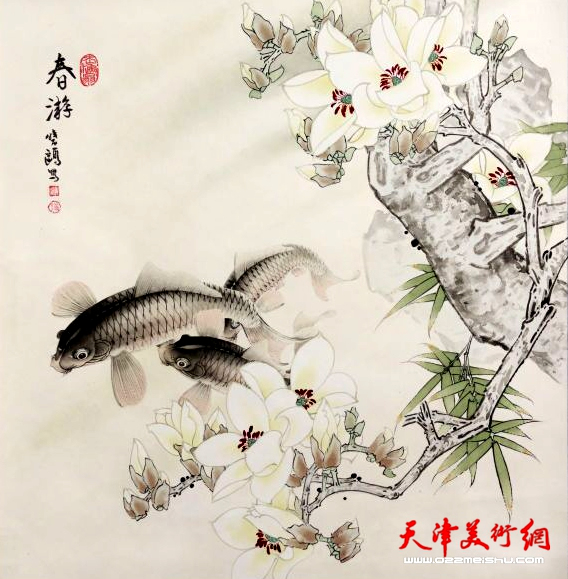 潘晓鸥作品《春逰》