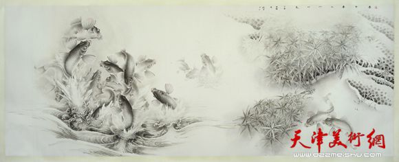 潘晓鸥作品《春风春水一时来》