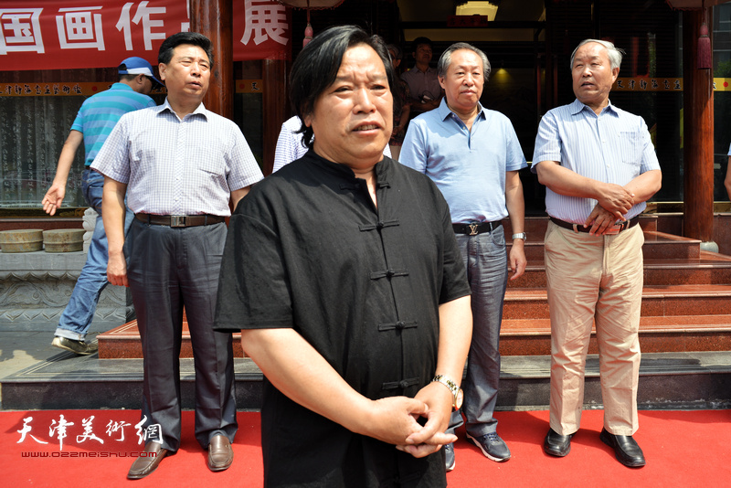 天津美术家协会秘书长李耀春致辞。