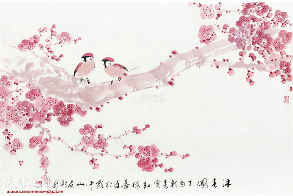 刘新华 沐春图