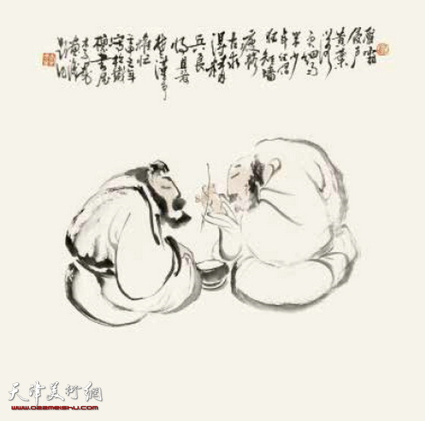 李墨人物画作品