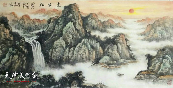 曲学真山水画