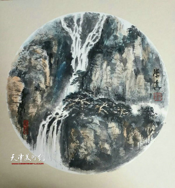 曲学真山水画