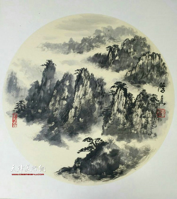 曲学真山水画