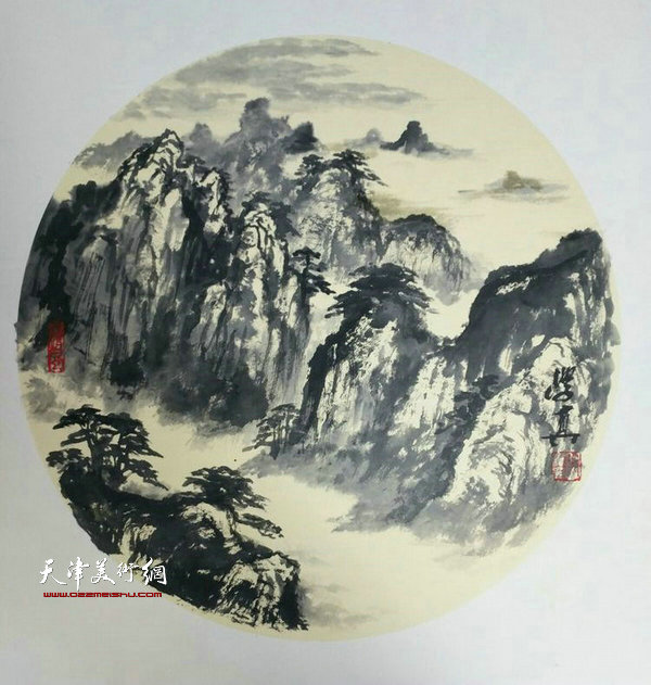 曲学真山水画