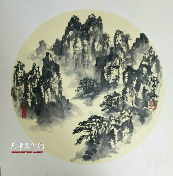 曲学真山水画