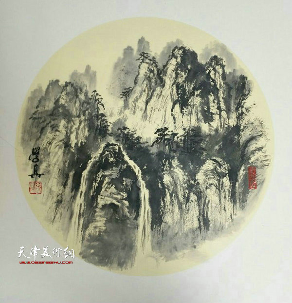 曲学真山水画