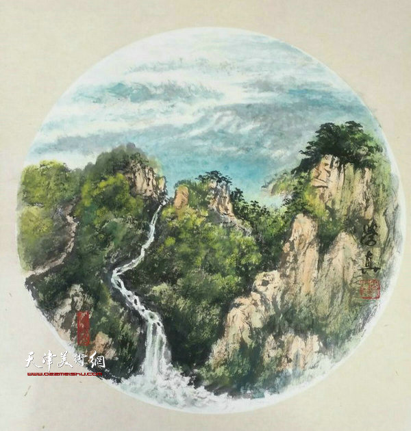 曲学真山水画