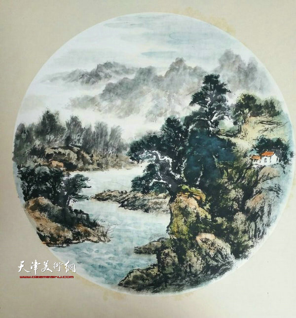 曲学真山水画