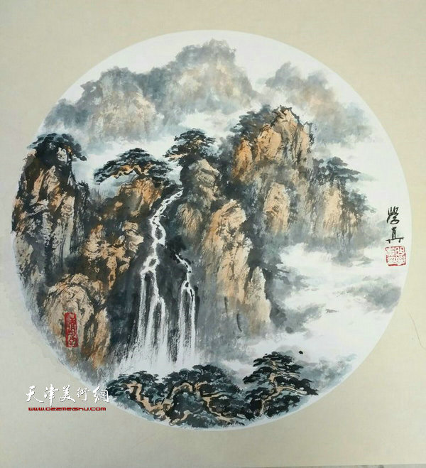 曲学真山水画