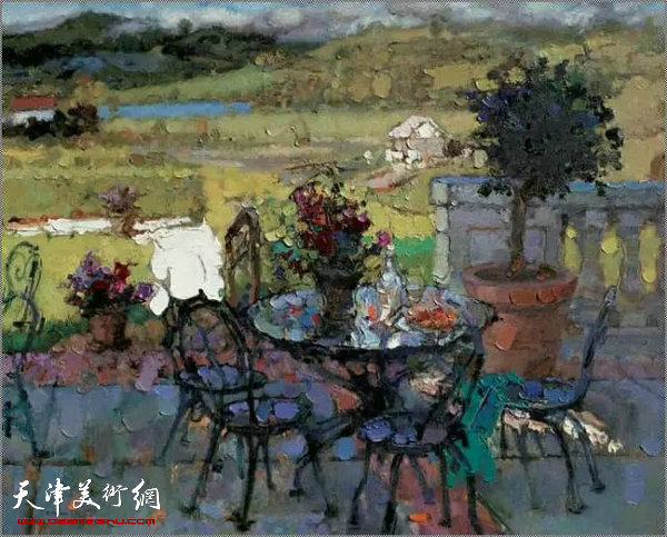 著名画家张京生油画作品