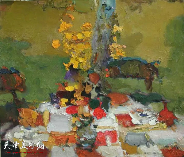 著名画家张京生油画作品