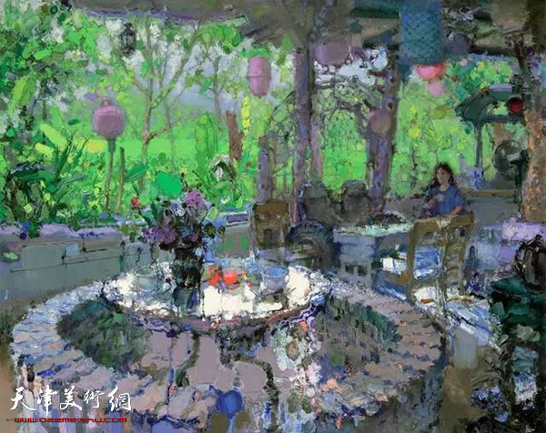 著名画家张京生油画作品