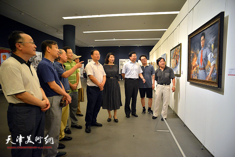 庆祝中国人民解放军建军90周年天津市美术作品展