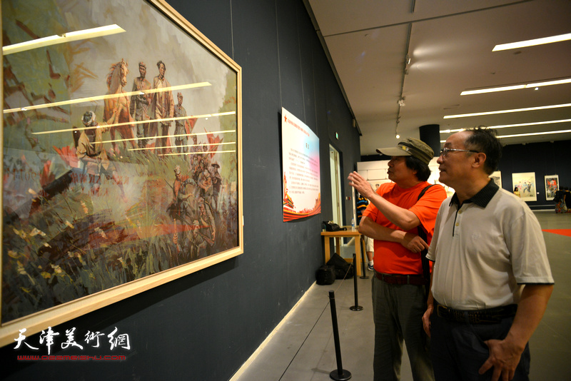 庆祝中国人民解放军建军90周年天津市美术作品展