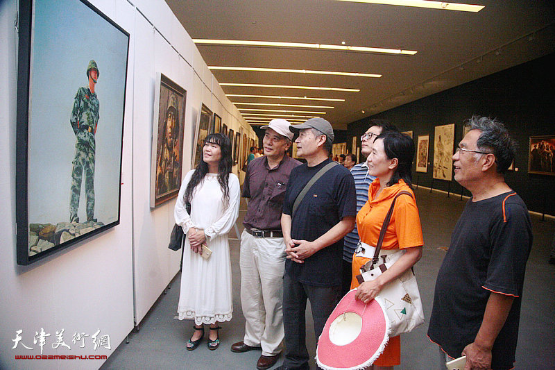 庆祝中国人民解放军建军90周年天津市美术作品展