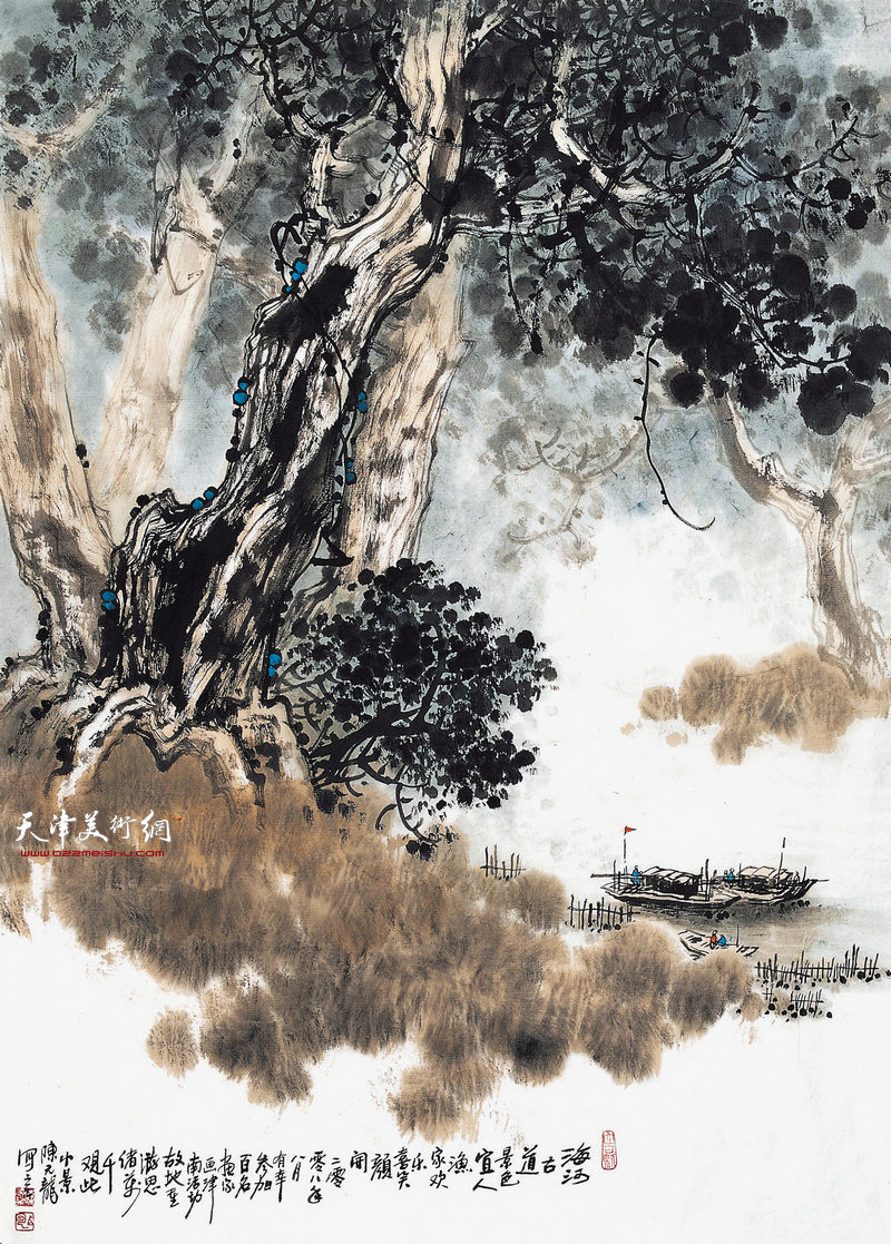 陈元龙作品《海河古道》
