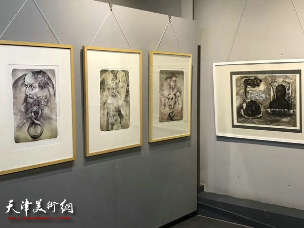 “版·汇—2017国际版画大师艺术展”现场。